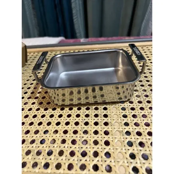 NEW Cristel 18/10 Stainless Mini Roasting Pan Roaster 4 7/8 x 4 3/8 NIB